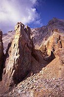 Bonanza Mine, some copper still left - but really brittle mountains!