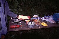 No, we didnt kill a bear - just producing great blueberry pancakes from blueberries an Indian gave us in Fairbanks