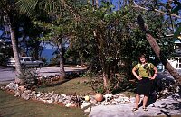 Meli and our great Chrysler Corsica racing car...