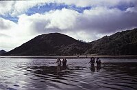 Tasman Abel Trail, Crossing Auroa Bay without the lowtide to come this day!