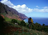 25km Wanderung entlang der Napali Coast auf Kauaii