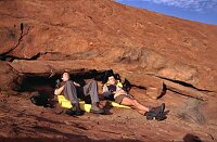 Nap on top Uluru