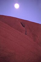 Uluru and the magic moon